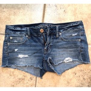 Light Washed AE Shorts